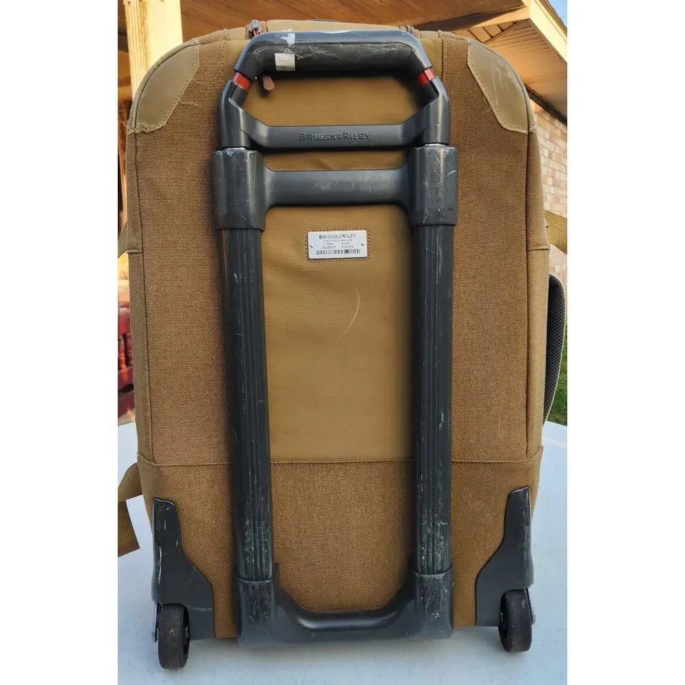BRIGGS & RILEY (BU122X) BRX 22″ Explore Upright‎ Rolling Carryon Luggage Brown